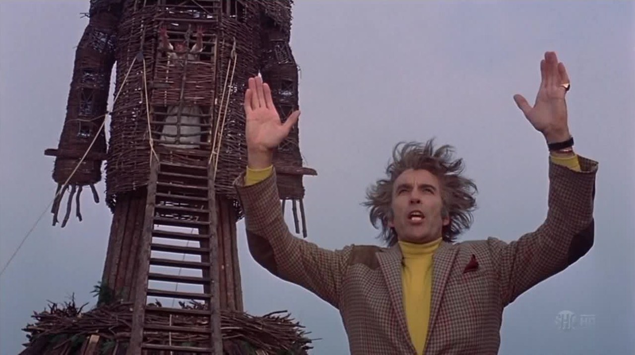 Scena frå kultfilmen "The Wicker Man" (1973).